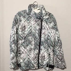 Asymmetrical Zip Down Coat
